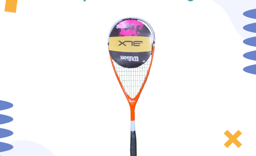 Wilson Power Squash Racket 221g – Lightweight & High-Performance Racquet for Maximum Power & Control