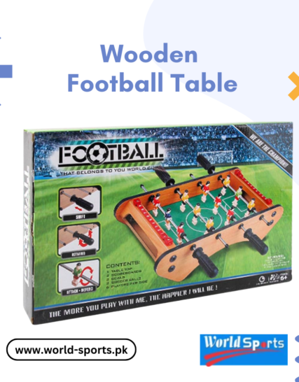 Wooden Football Table – Premium Foosball Table for Kids & Adults | Durable Indoor Soccer Game
