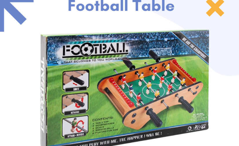 Wooden Football Table – Premium Foosball Table for Kids & Adults | Durable Indoor Soccer Game