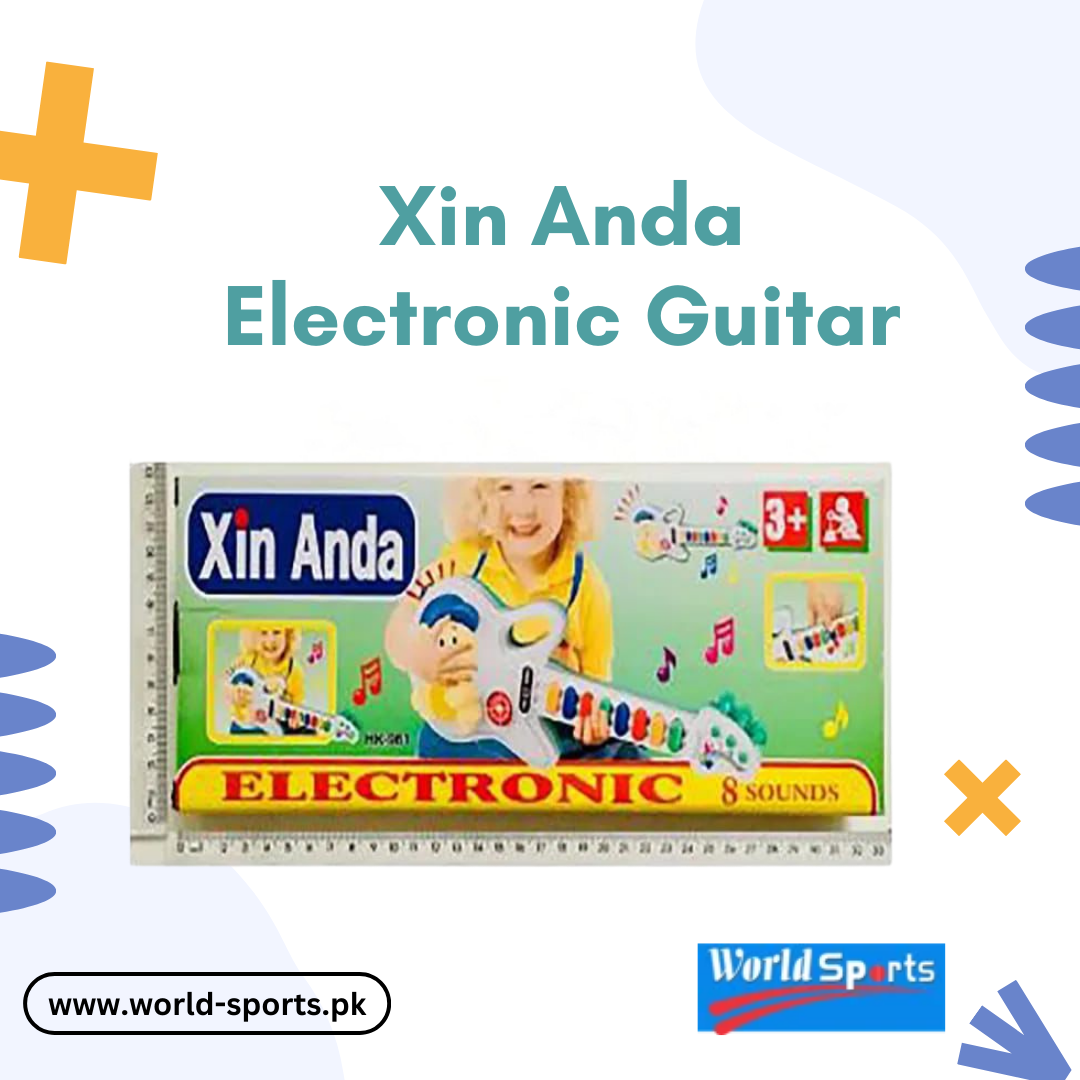 Xin Anda Electronic Guitar – Kids Musical Toy with Lights & Sound for Beginners