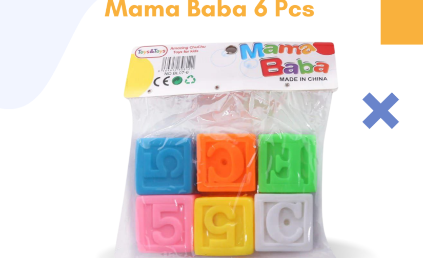 ABC & 123 Mama Baba 6 Pics – Educational Learning Flashcards for Kids, Alphabet & Number Recognition Toy