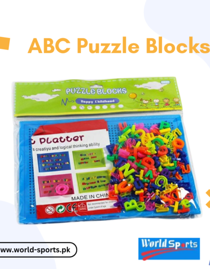 ABC Puzzle Blocks | Wooden Alphabet & Number Learning Toy for Kids