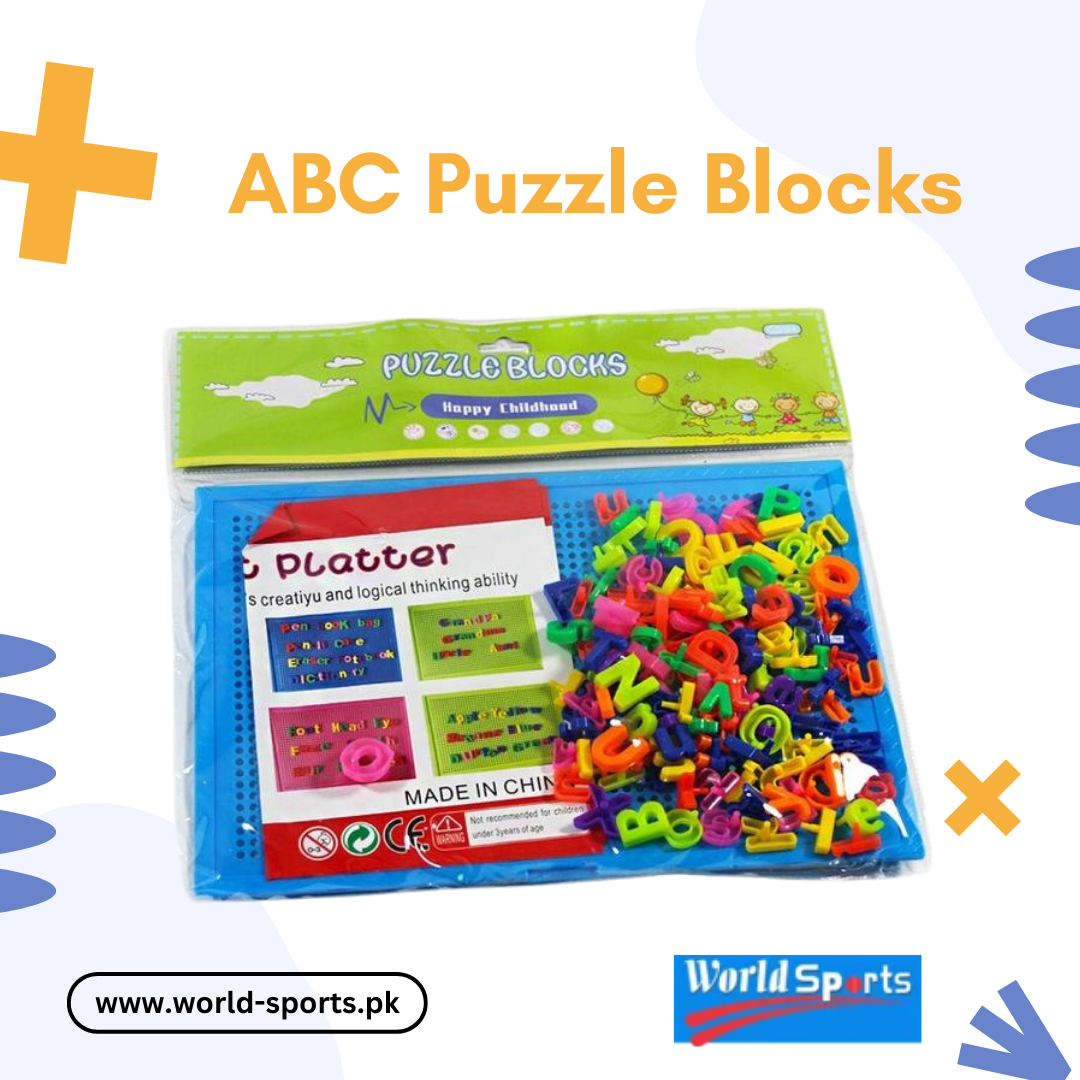 ABC Puzzle Blocks | Wooden Alphabet & Number Learning Toy for Kids