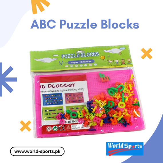 ABC Puzzle Blocks | Wooden Alphabet & Number Learning Toy for Kids
