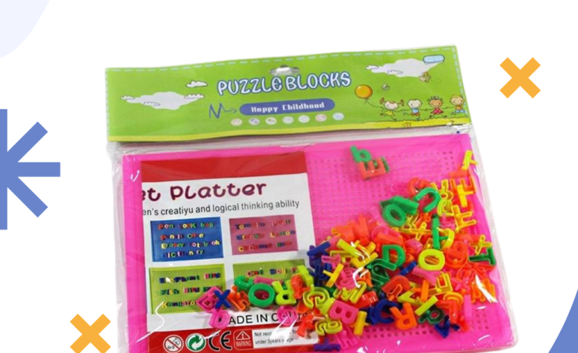 ABC Puzzle Blocks | Wooden Alphabet & Number Learning Toy for Kids