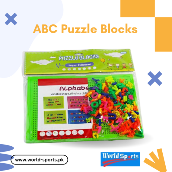 ABC Puzzle Blocks | Educational Learning Toy for Kids | Alphabet & Number Recognition