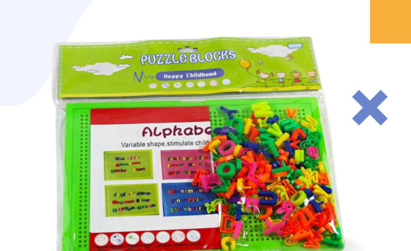 ABC Puzzle Blocks | Educational Learning Toy for Kids | Alphabet & Number Recognition
