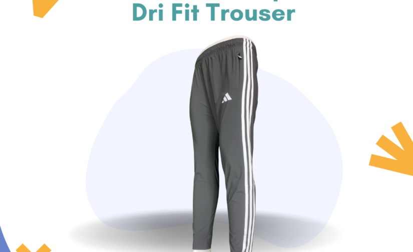 Adidas 3-Stripes Dri-Fit Trouser | High-Performance Moisture-Wicking Training Pants