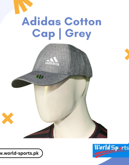 Adidas Cotton Cap | Grey – Premium Casual Cap for Men