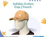 Adidas Cotton Cap for Men – Stylish & Comfortable Peach Baseball Hat