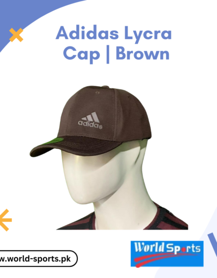 Adidas Lycra Cap | Brown – Stretchable & Breathable Sports Cap for Men