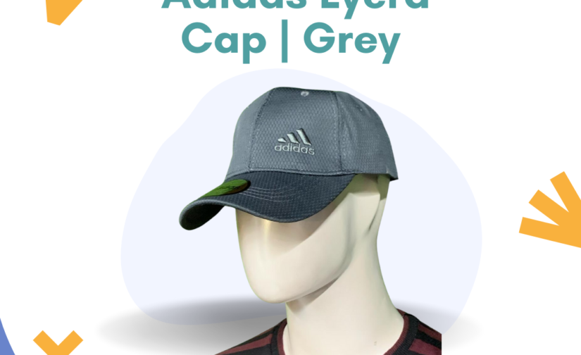 Adidas Lycra Cap | Grey – Lightweight, Breathable & Stretchable Sports Cap for Men