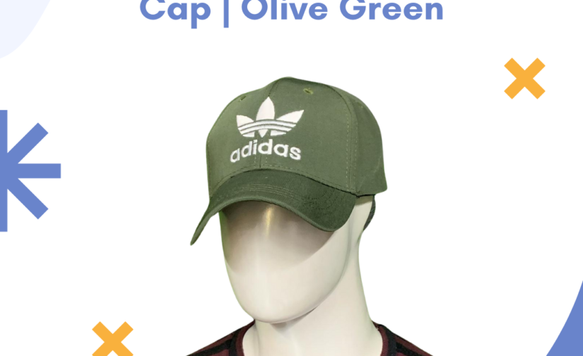 Adidas Lycra Cap | Olive Green – Breathable & Stretchable Sports Cap for Men
