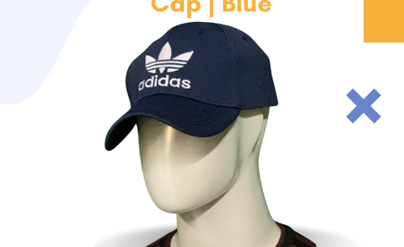 Adidas Lycra Cap | Blue – Lightweight & Breathable Sports Cap for Men
