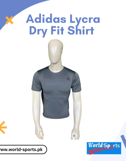 Adidas Lycra Dry Fit Shirt for Men – Moisture-Wicking Athletic T-Shirt for Training & Workout