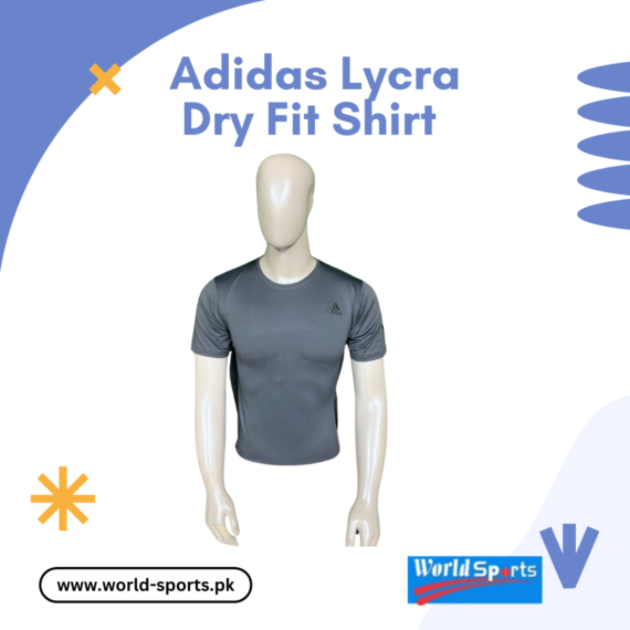 Adidas Lycra Dry Fit Shirt for Men – Moisture-Wicking Athletic T-Shirt for Training & Workout
