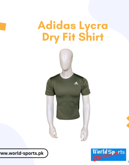 Adidas Lycra Dry Fit Shirt for Men – Moisture-Wicking, Quick-Dry Athletic T-Shirt for Gym & Sports