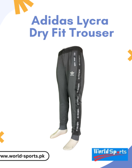 Adidas Men's Lycra Dry Fit Trousers – Moisture-Wicking, Quick-Dry, Stretchable Gym & Running Pants