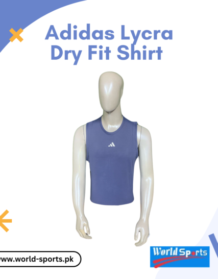Adidas Lycra Dry Fit Shirt for Men – Quick-Dry, Moisture-Wicking Gym & Sports T-Shirt