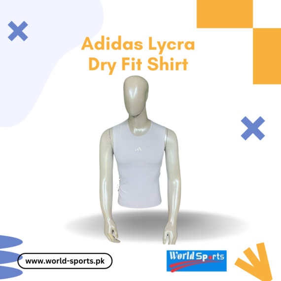 Adidas Lycra Dry Fit Shirt for Men – Quick-Dry, Moisture-Wicking Gym & Sports T-Shirt