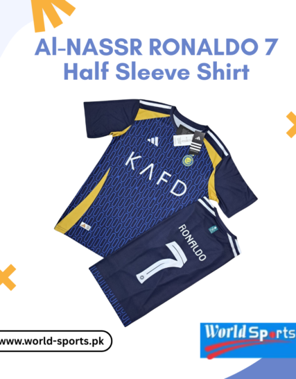 Al-Nassr Ronaldo 7 Half Sleeve Shirt – Premium Fan Jersey for Football Lovers