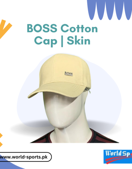BOSS Cotton Cap for Men – Premium Adjustable Skin Color Baseball Cap | Lightweight & Breathable
