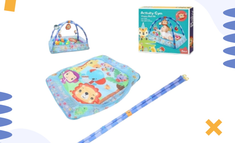 Soft & Colorful Baby Play Mat – Non-Toxic, Cushioned, Waterproof, Foldable Activity Mat for Infants & Toddlers