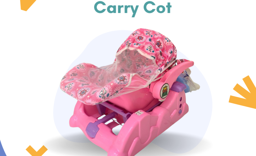 Baby Swing Carry Cot – 2-in-1 Portable Baby Cradle & Carry Cot, Soft & Comfortable Infant Sleeping Bed