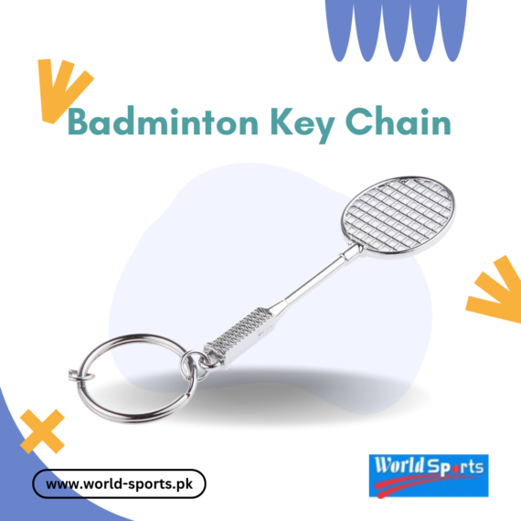 Badminton Key Chain | Stylish Shuttlecock & Racket Keyring | Sports Lover Gift