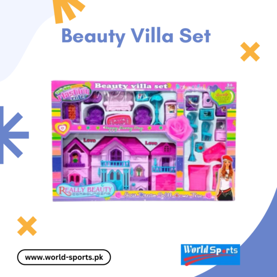 Beauty Villa Set – Princess Dream Playhouse with Fashion Accessories for Kids