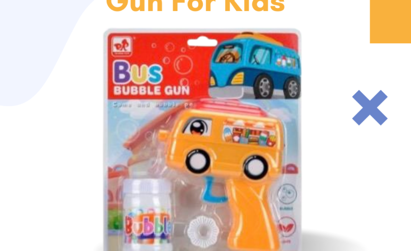 Bus Bubble Gun for Kids – Automatic Bubble Blower with Lights, Music & Easy One-Button Operation