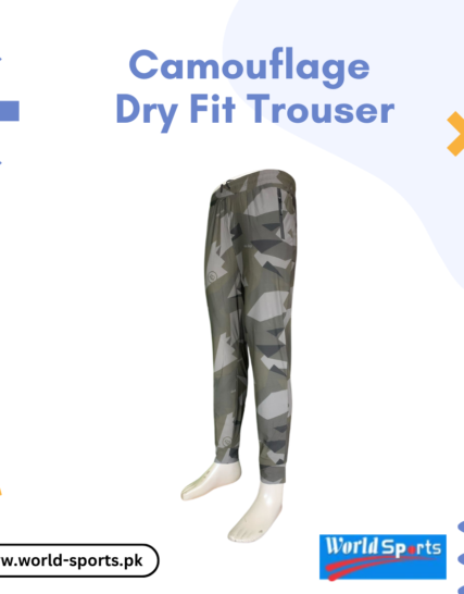 Camouflage Dry Fit Trouser – Quick-Dry, Breathable Athletic Joggers for Men, Gym, Running & Outdoor Sports Pants
