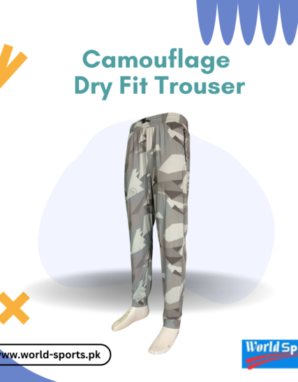 Camouflage Dry Fit Trouser – Lightweight Breathable Athletic Pants for Men, Quick-Dry Gym & Outdoor Sports Wear