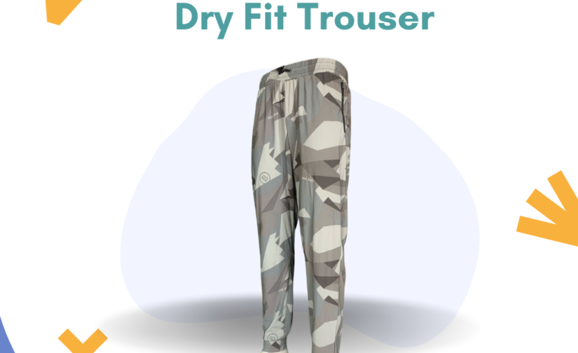 Camouflage Dry Fit Trouser – Lightweight Breathable Athletic Pants for Men, Quick-Dry Gym & Outdoor Sports Wear