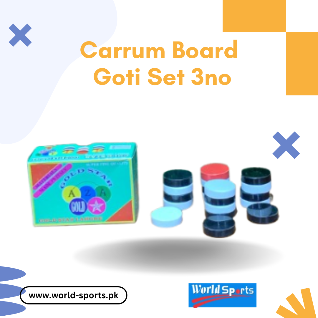 Carrom Board Goti Set 3 No. – High-Quality Wooden Carrom Coins for Smooth Gameplay
