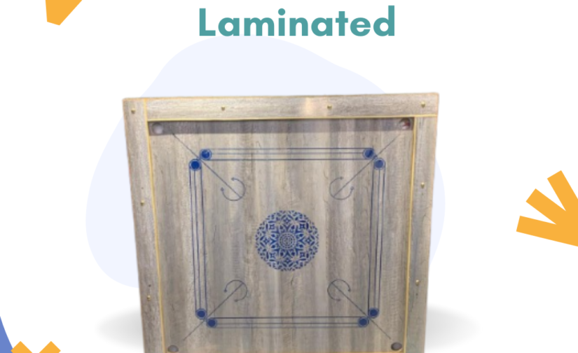 Carrom Board Laminated – Premium Smooth Surface Carrom Game Board for Indoor Fun & Tournaments