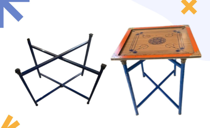 Carrom Board Stand – Sturdy & Foldable Stand for Professional Carrom Boards