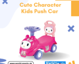 Cute Character Kids Push Car – Fun & Adorable Ride-On Toy for Toddlers with Steering Wheel, Music & Under-Seat Storage
