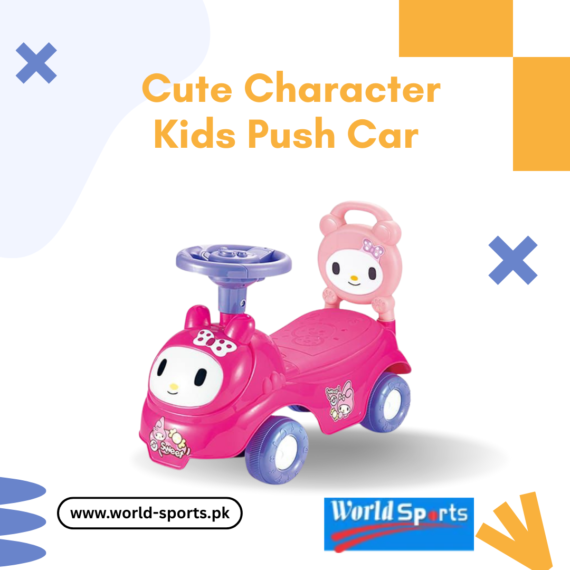 Cute Character Kids Push Car – Fun & Adorable Ride-On Toy for Toddlers with Steering Wheel, Music & Under-Seat Storage