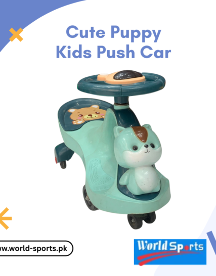 Cute Puppy Kids Push Car – Adorable Dog-Themed Ride-On Toy for Toddlers with Steering Wheel, Music & Under-Seat Storage
