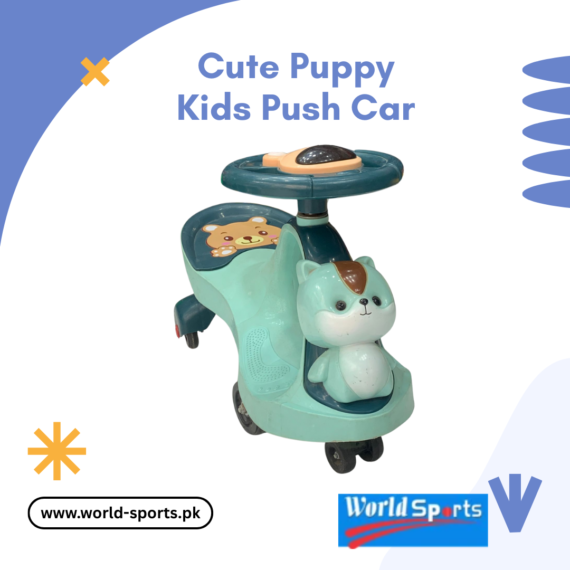 Cute Puppy Kids Push Car – Adorable Dog-Themed Ride-On Toy for Toddlers with Steering Wheel, Music & Under-Seat Storage