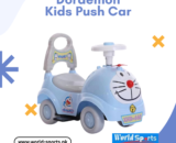 Doraemon Kids Push Car – Ride-On Toy for Toddlers with Steering Wheel, Music & Under-Seat Storage