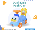 Duck Kids Push Car – Adorable Ride-On Toy for Toddlers with Steering Wheel, Music & Under-Seat Storage