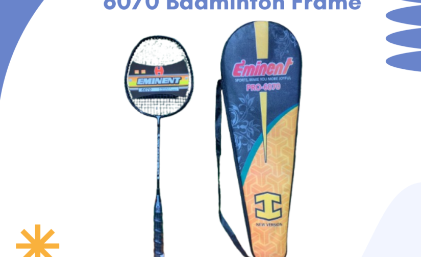 Eminent Alum Alloy Series 6070 Badminton Frame – Lightweight & Durable Aluminum Alloy Racket Frame for Power & Control