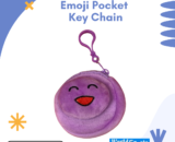 Emoji Pocket Keychain – Fun & Stylish Mini Keyring | Cute Expression Key Holder & Bag Charm