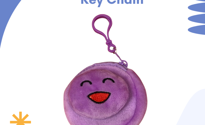 Emoji Pocket Keychain – Fun & Stylish Mini Keyring | Cute Expression Key Holder & Bag Charm