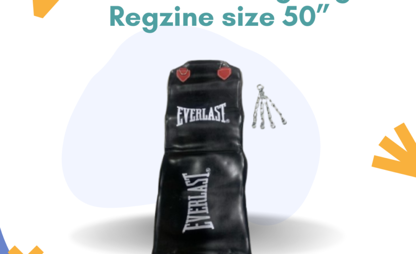 Everlast Boxing Bag Regzine – 50” Heavy-Duty Hanging Punching Bag for Boxing & MMA Training