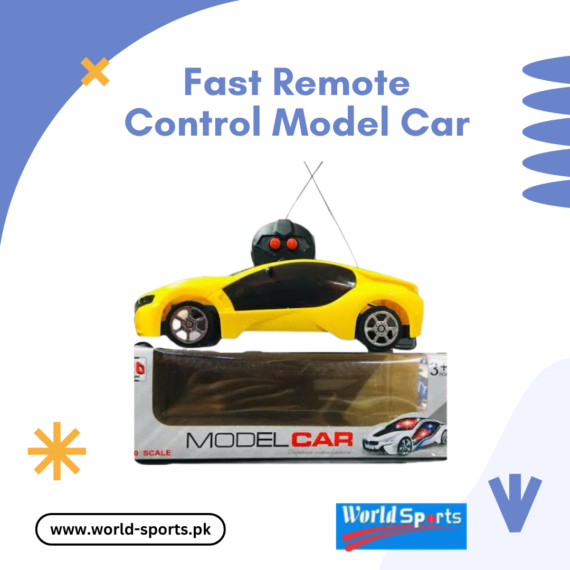 Fast Remote Control Model Car | High-Speed RC Racing Car with Rechargeable Battery