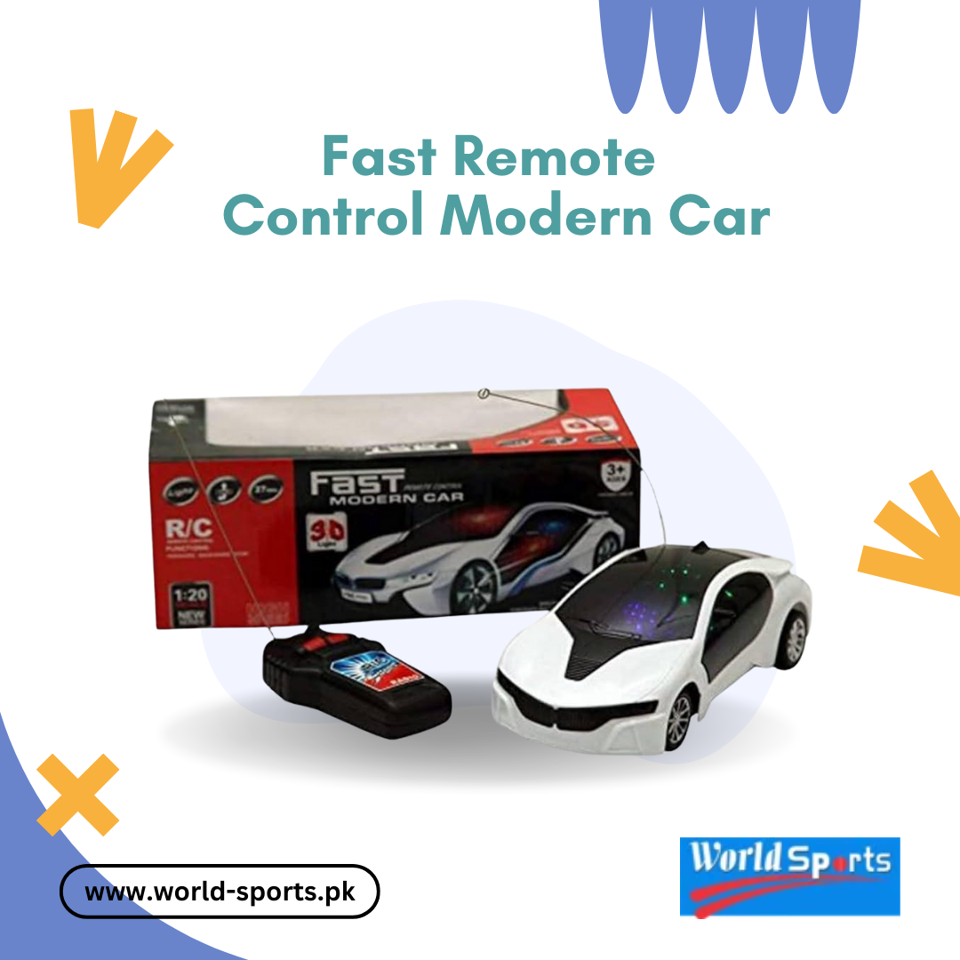 Fast Remote Control Modern Car | High-Speed RC Racing Car with Rechargeable Battery
