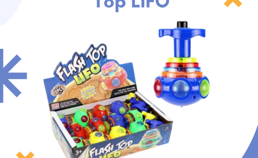 Flash Spinning Top LIFO – LED Light-Up High-Speed Rotating Toy for Kids